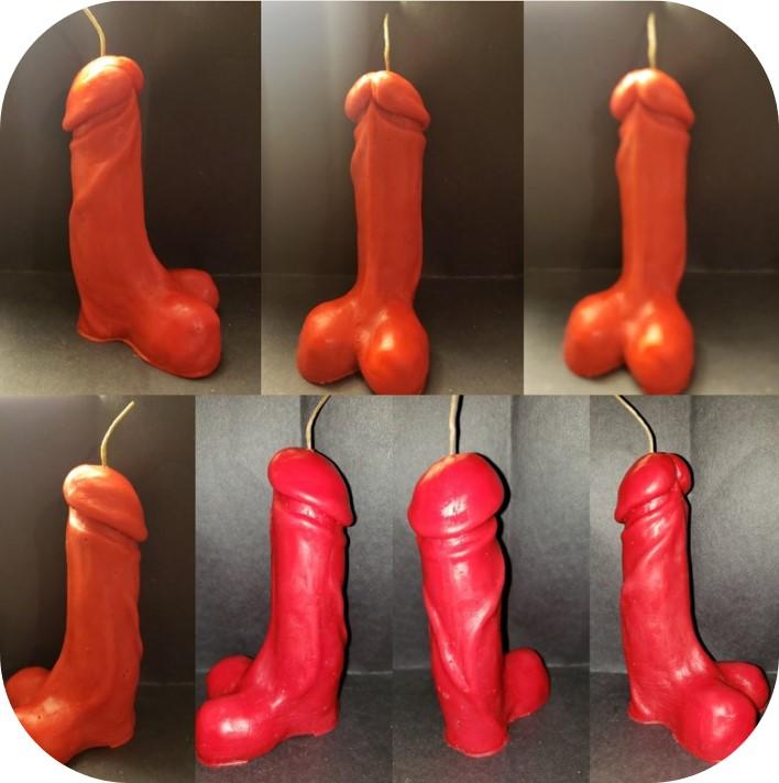 Male Genital / Penis Candle 5 inch - RED