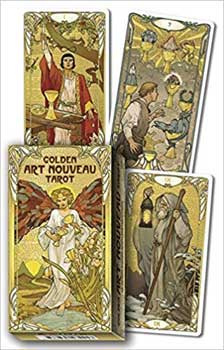 Golden Art Nouveau tarot