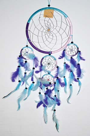 8 1/2" 5 Rings multi dream catcher