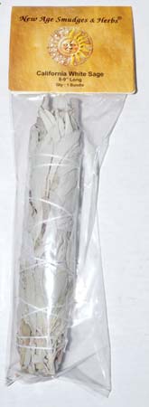 California White Sage Smudge 8"