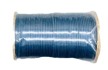 Navy Waxed Cotton cord 2mm 100 yds