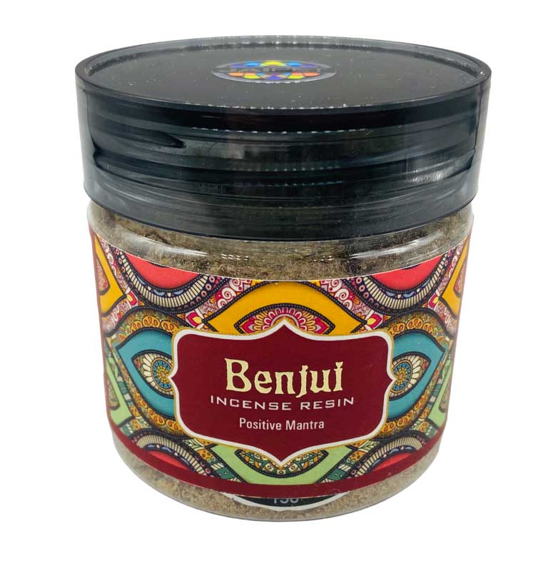 100g Positive Mantra (benzoin) resin jar