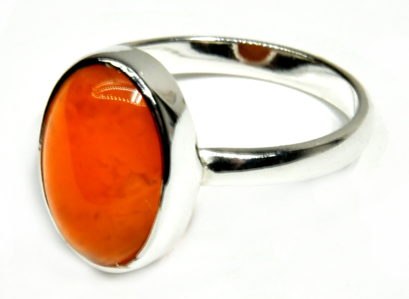 size 6 Carnelian ring